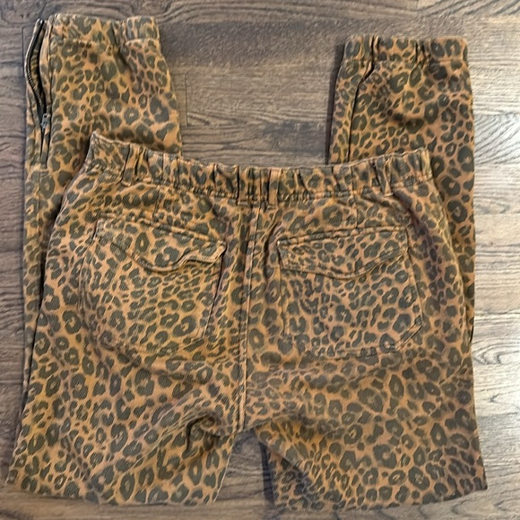 Anthropologie Sanctuary Cheetah Print Moto Joggers - Picture 7 of 11